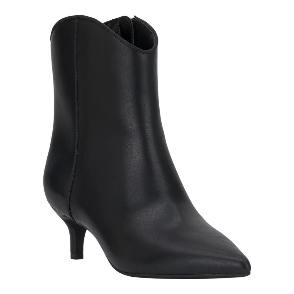 On 34th Women's Aatira Tulip Glitter Booties Black Size 9